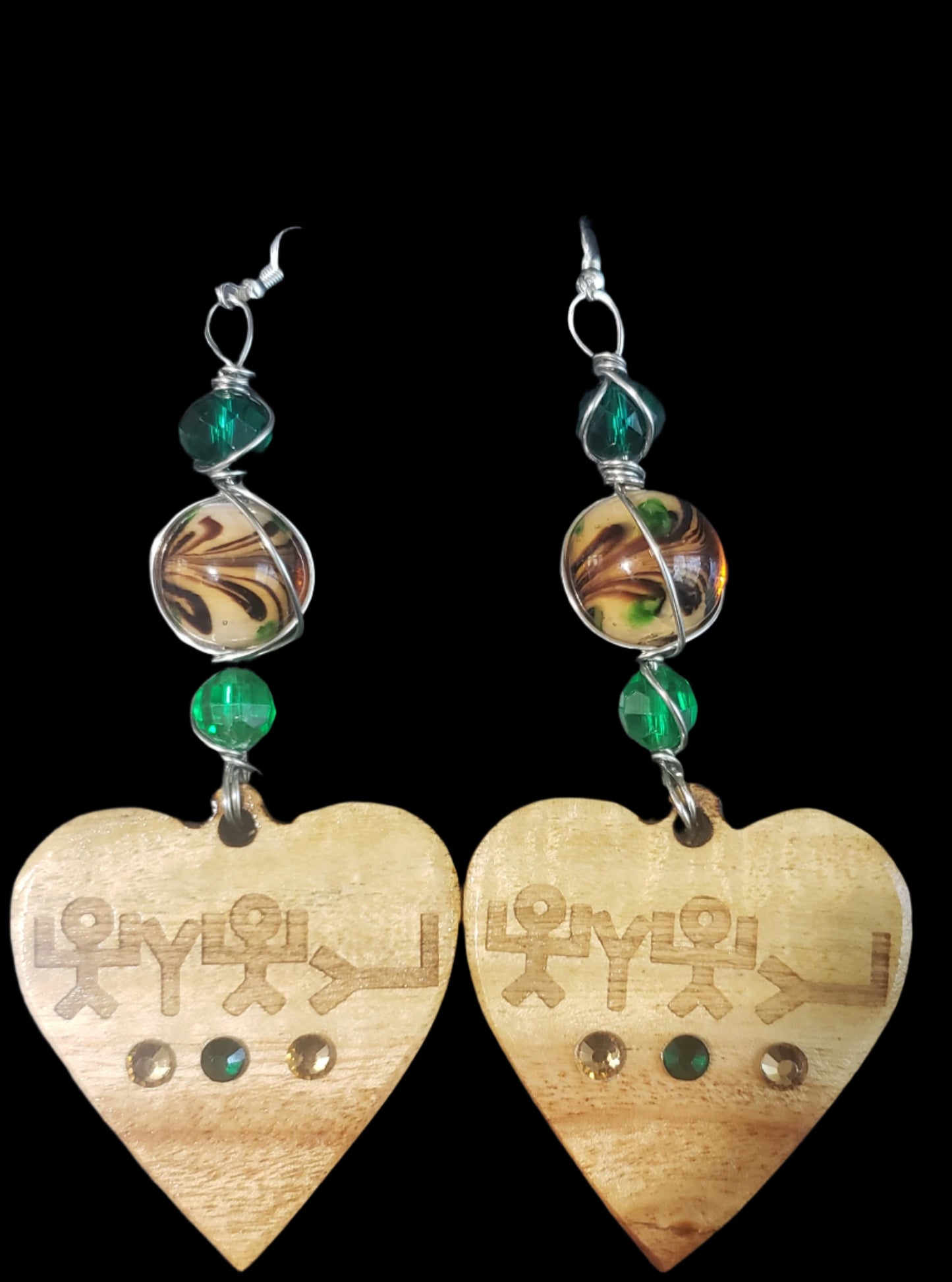 Stickman Paleo Earrings