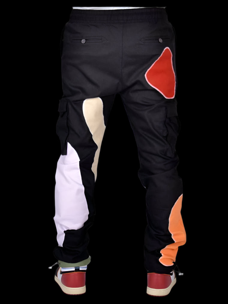 Patchwork Cargo Joggers