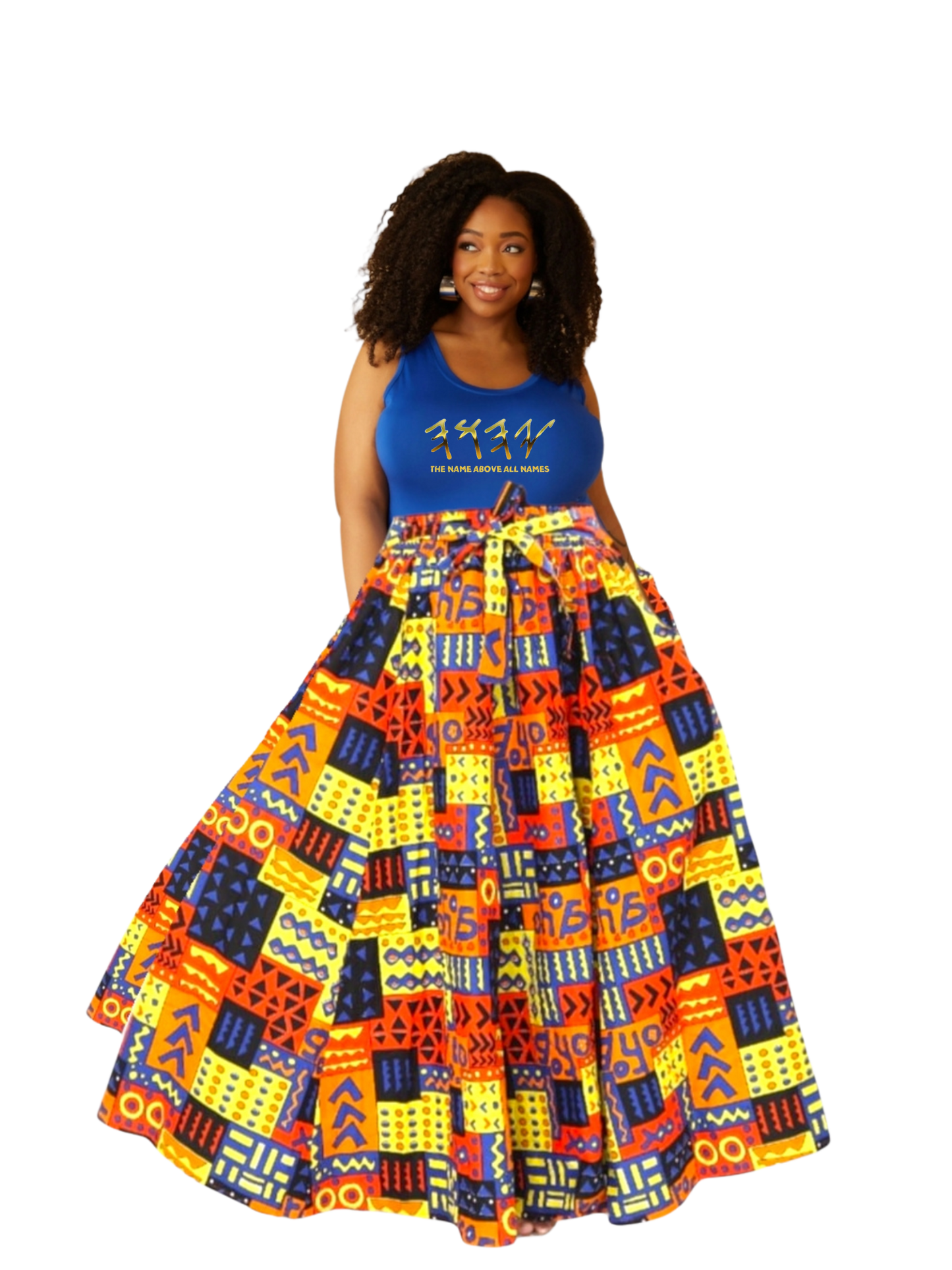 Color & Modesty Maxi Skirt