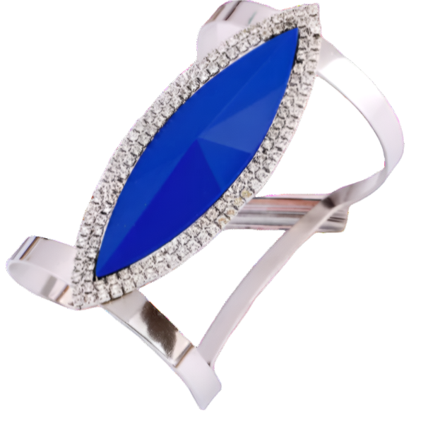 Abstract Crystal Bangle
