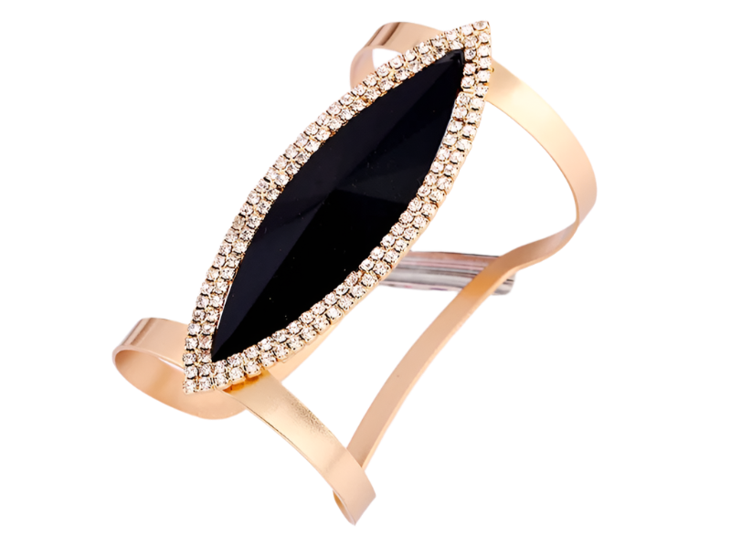 Abstract Crystal Bangle