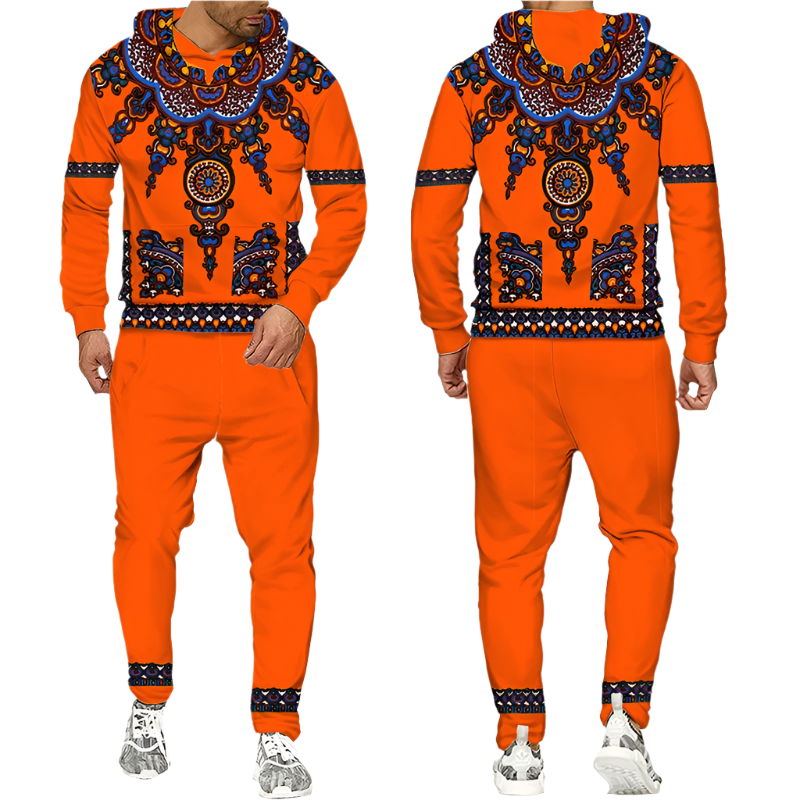 Dashiki Print Tracksuit