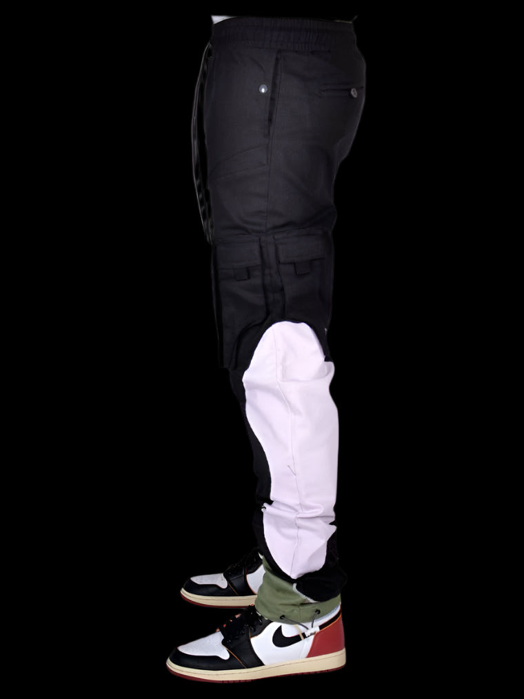 Patchwork Cargo Joggers