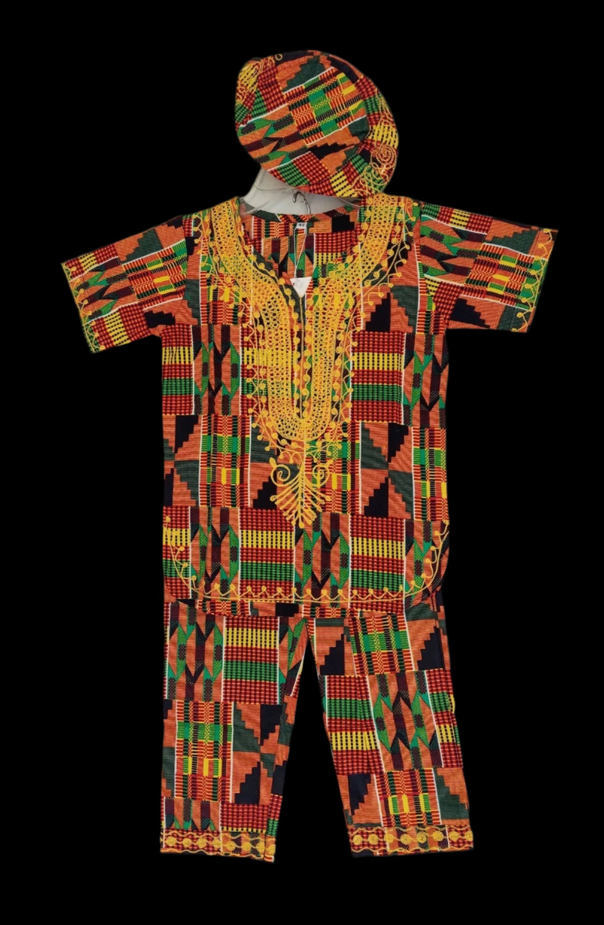 Boys Kente Drip Set