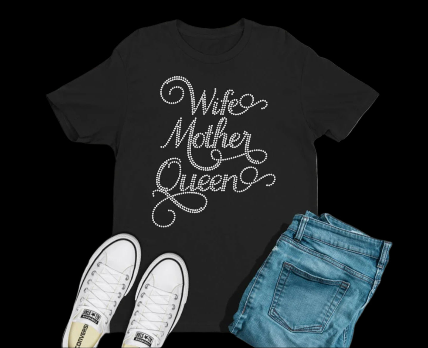 Bling Wife, Mother, Queen Shirt