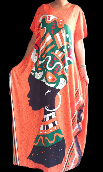 Ethnic Jersey Maxi