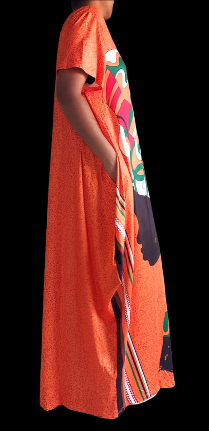 Ethnic Jersey Maxi