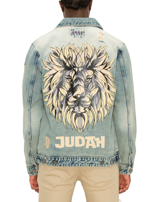 Lion of Judah Denim Jacket