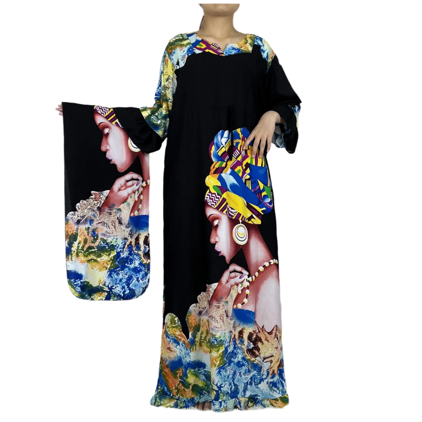 Femme Caftan & Headwrap