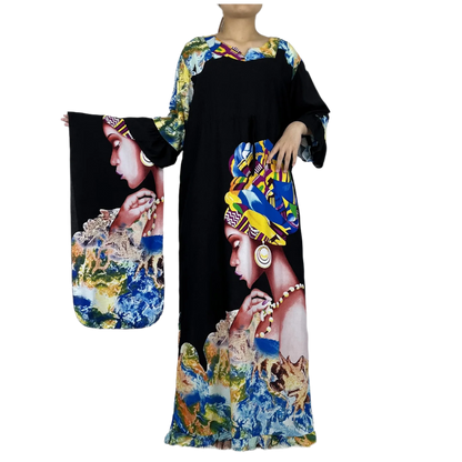 Femme Caftan & Headwrap