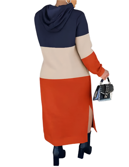 Plus Size Colorblock Dress