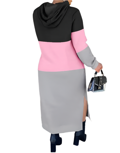 Plus Size Colorblock Dress