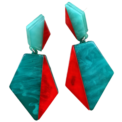 Irregular Acrylic Drop Earrings