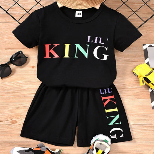 Lil' King Short Set